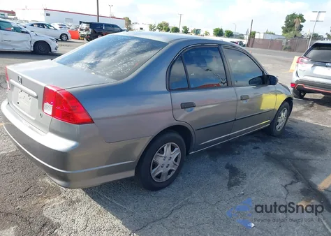2005 Honda Civic Vp из США, поврежденный, VIN 1HGES16325L026002